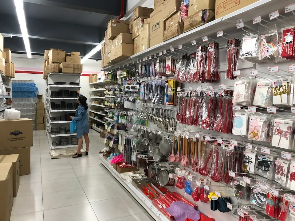 Store interior — baking tools and utensils wall